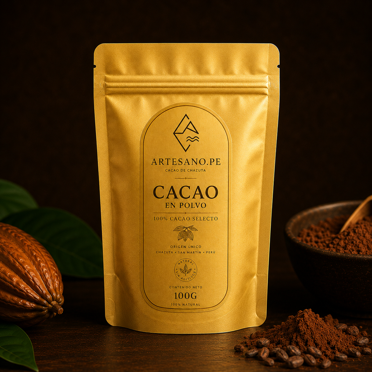 100% polvo de cacao 100g