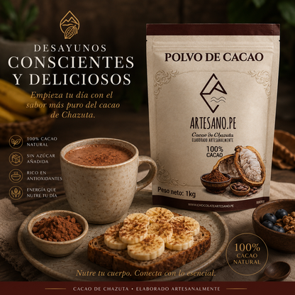 100% polvo de cacao 1kg