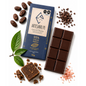 Barra de chocolate 55% cacao con panela y sal rosanda.