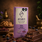 Barra de chocolate 70% de cacao y arándanos.